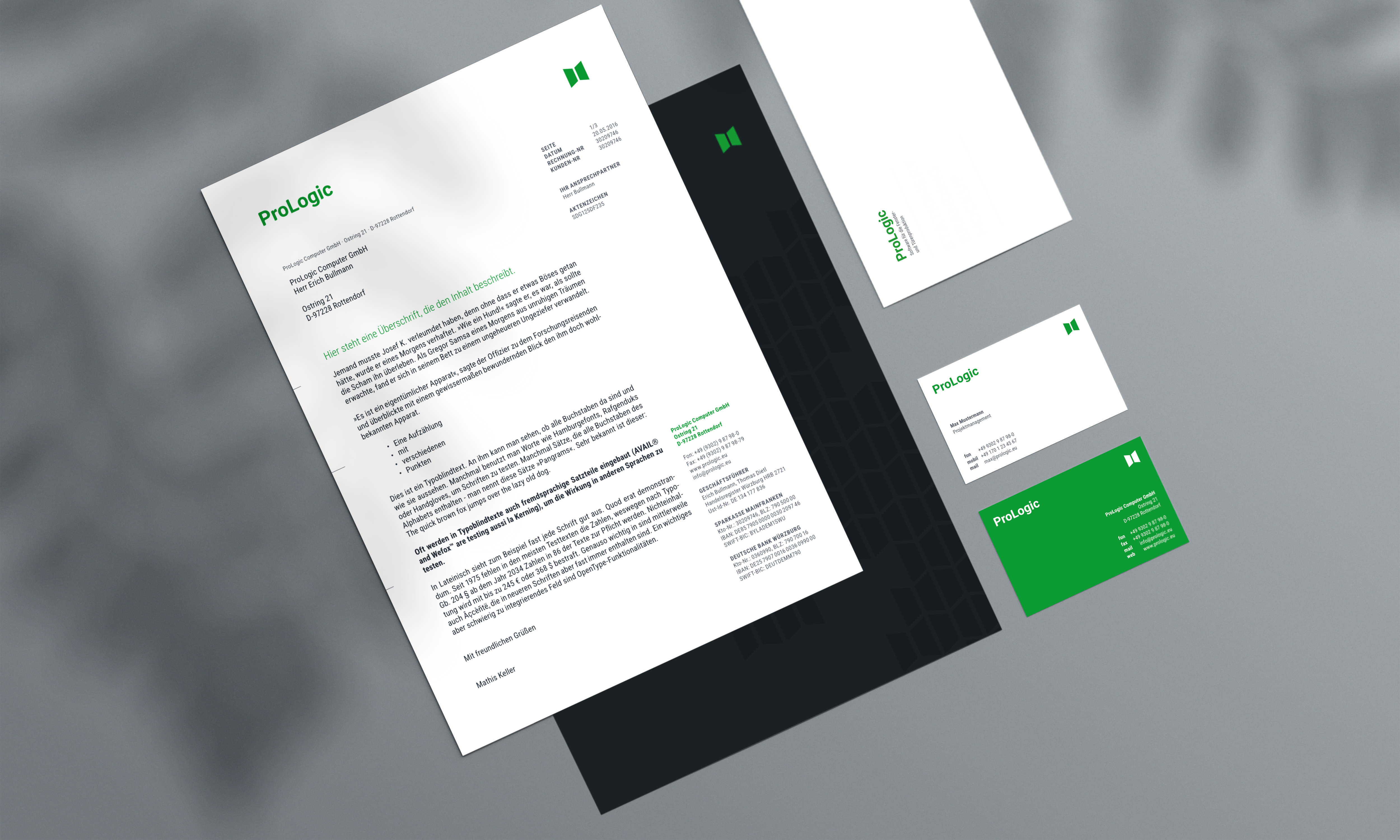 Geschäftsausstattung