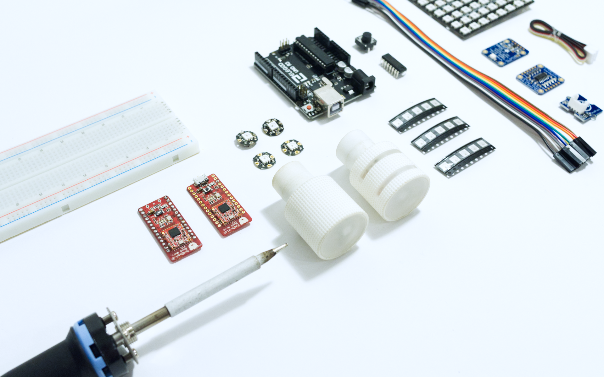 Übersicht von Hardware Bauteilen.